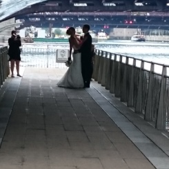 Wedding - chicago riverwalk